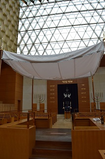 Foto vom Innenraum der Synagoge